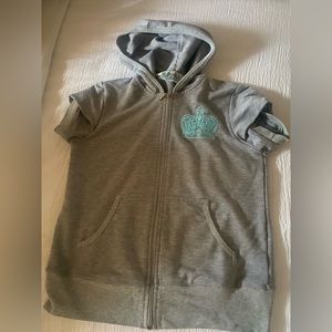 Y2K juicy cropped hoodie